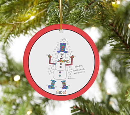 Snowman Friend Christmas Ornament