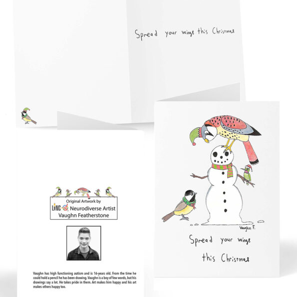 Snowman and Birds Christmas