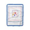 Painted Hearts Sherpa Blanket