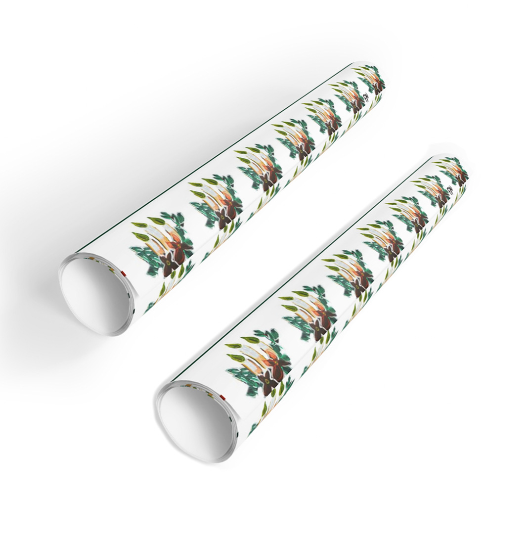 2 candles wrapping paper