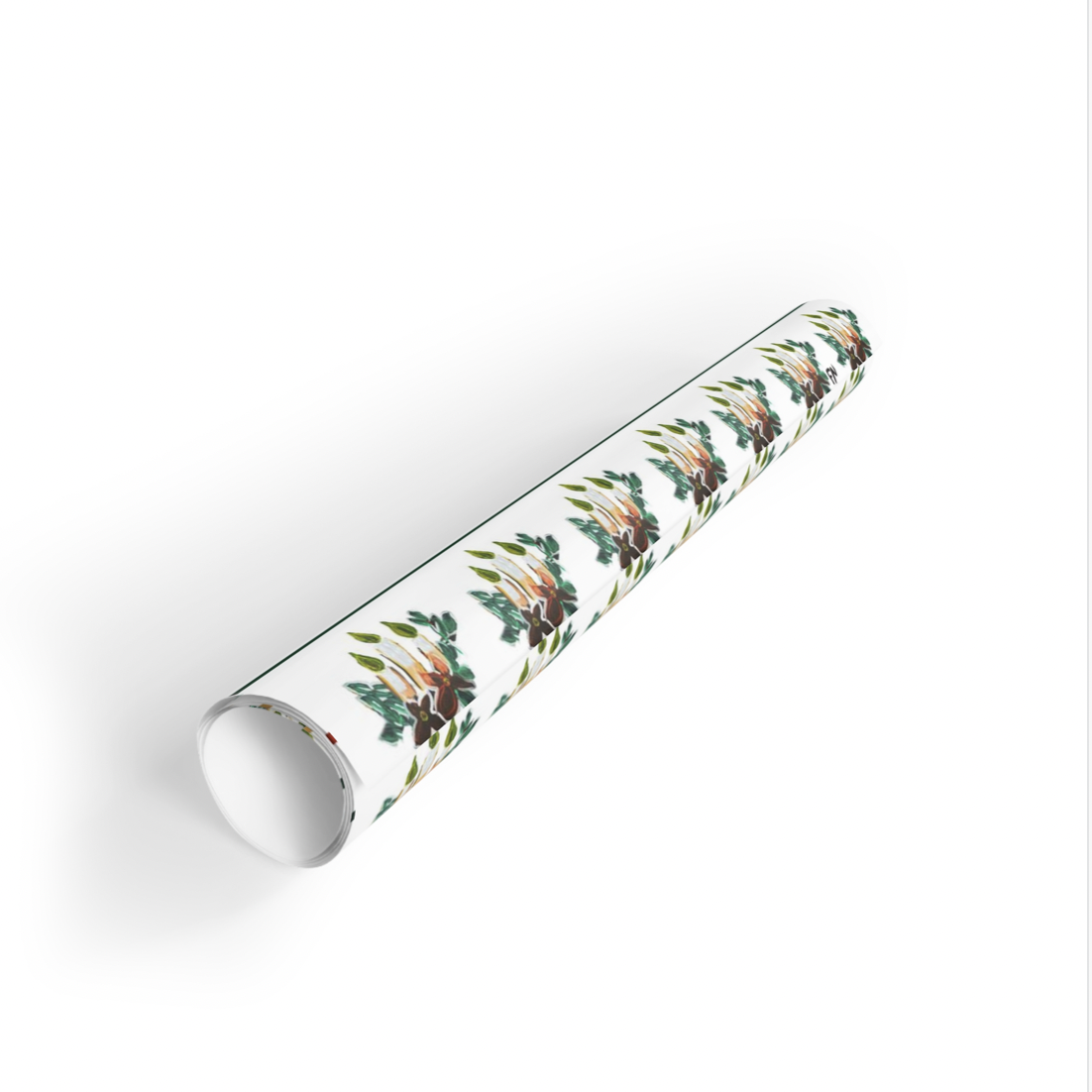one candles wrapping paper
